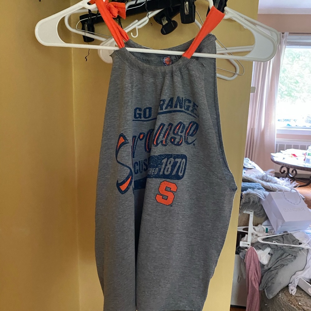 Vintage Syracuse string tie tank top